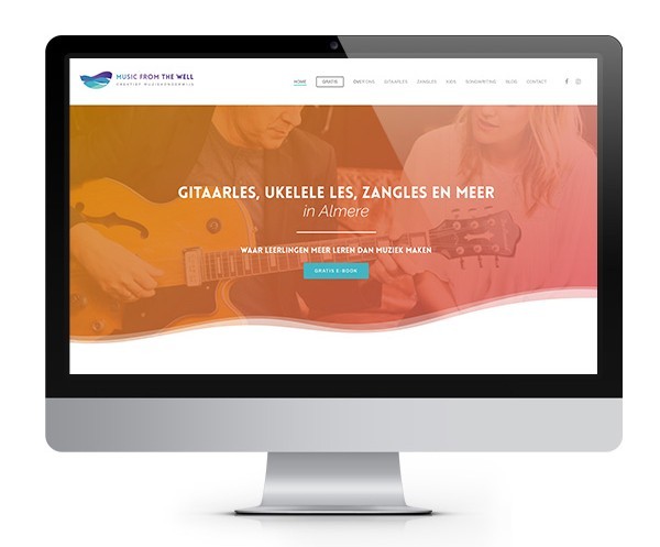 Webdesign – muziekschool