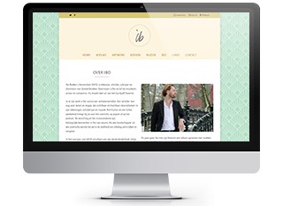Webdesign & Coding – Website for an illustrator, painter and writer