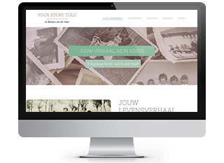 Webdesign – Een website voor een auteur