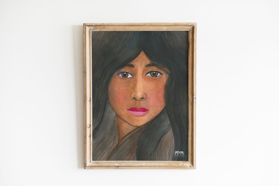 Overigen – Portret fantasie “Maia” – schilderen